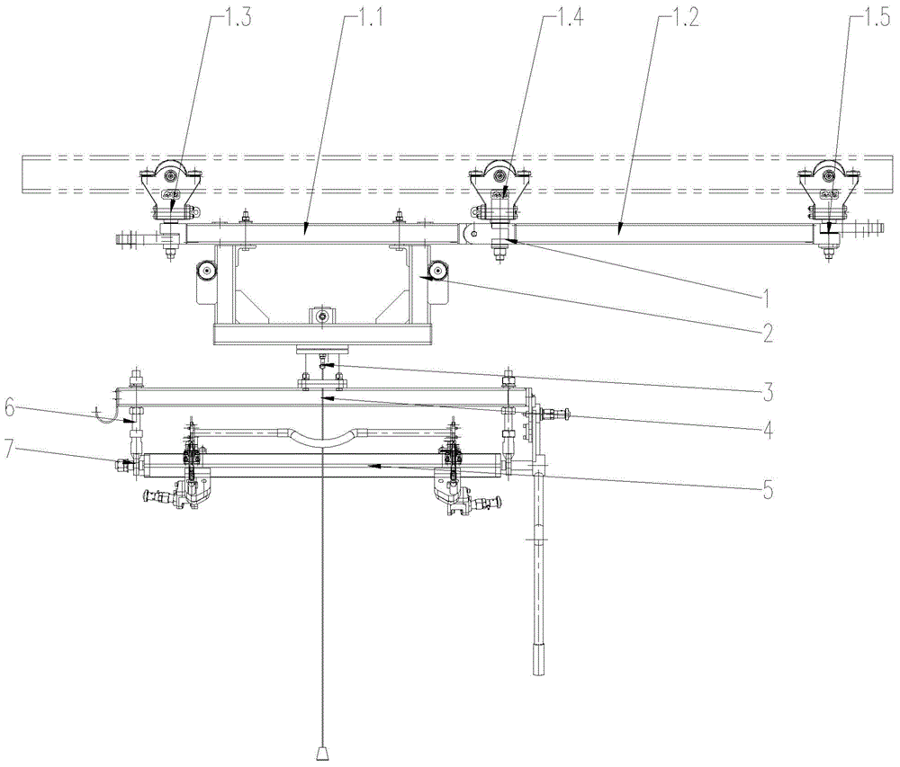 Lifting appliance for automobile tail gate