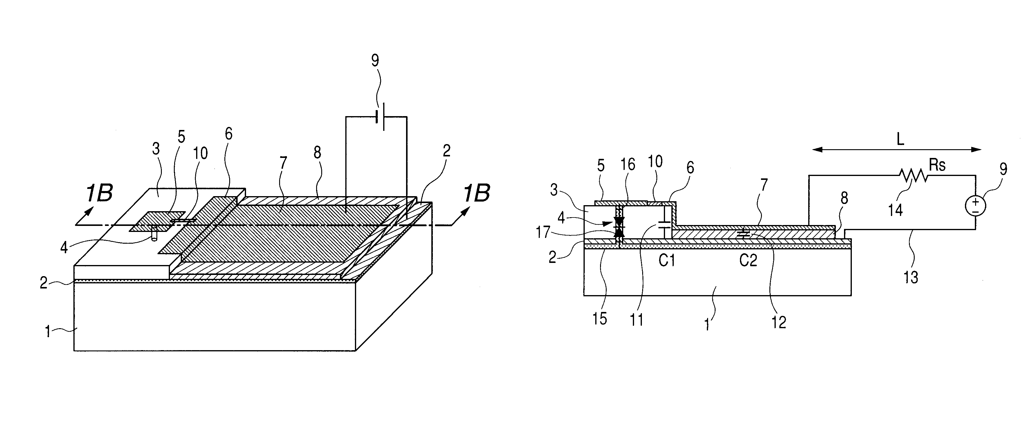 Oscillator having negative resistance element