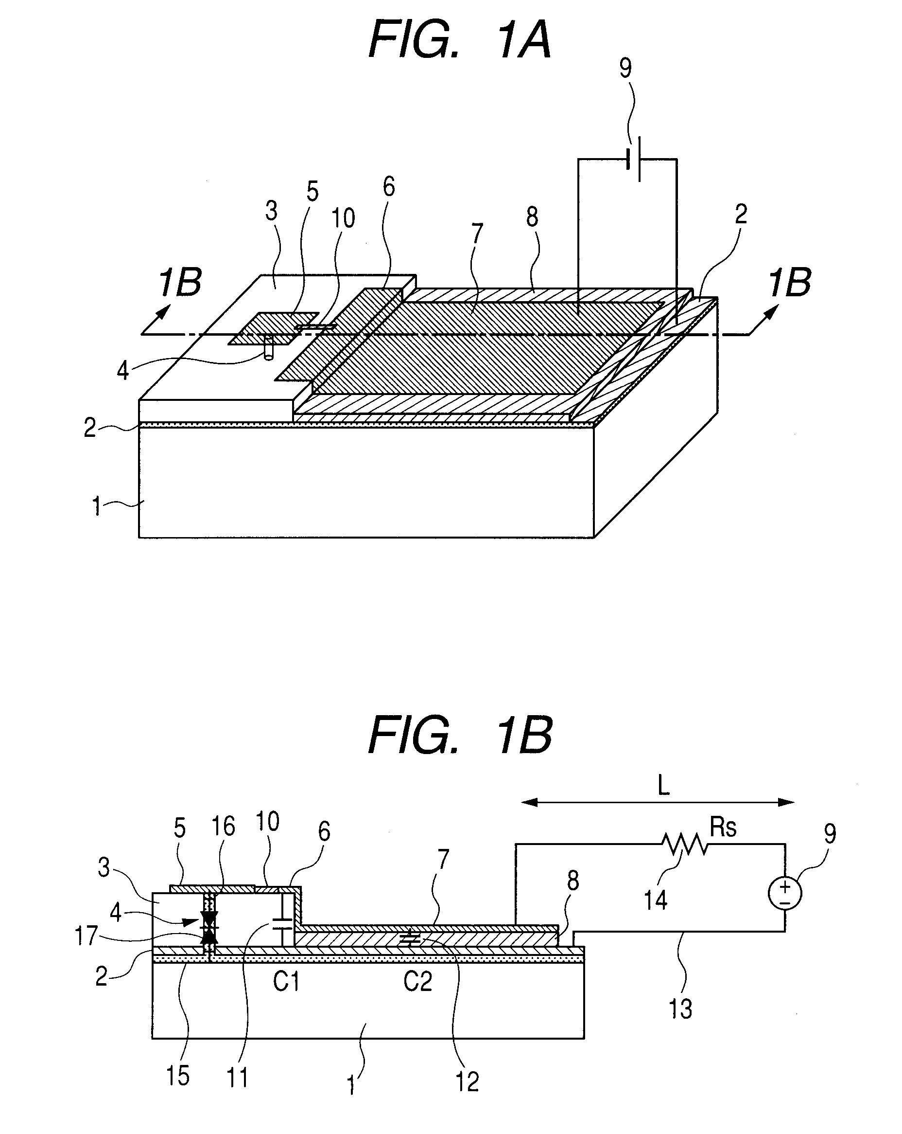 Oscillator having negative resistance element