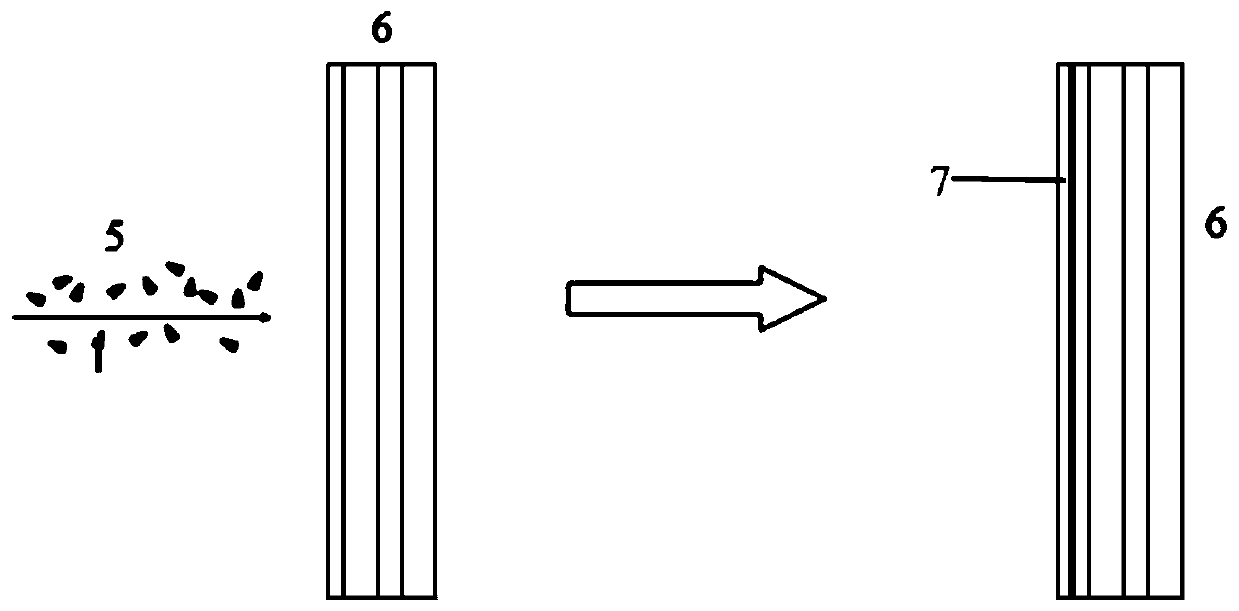 A filter bag for filtering and recovering non-ferrous metal dust and its preparation method