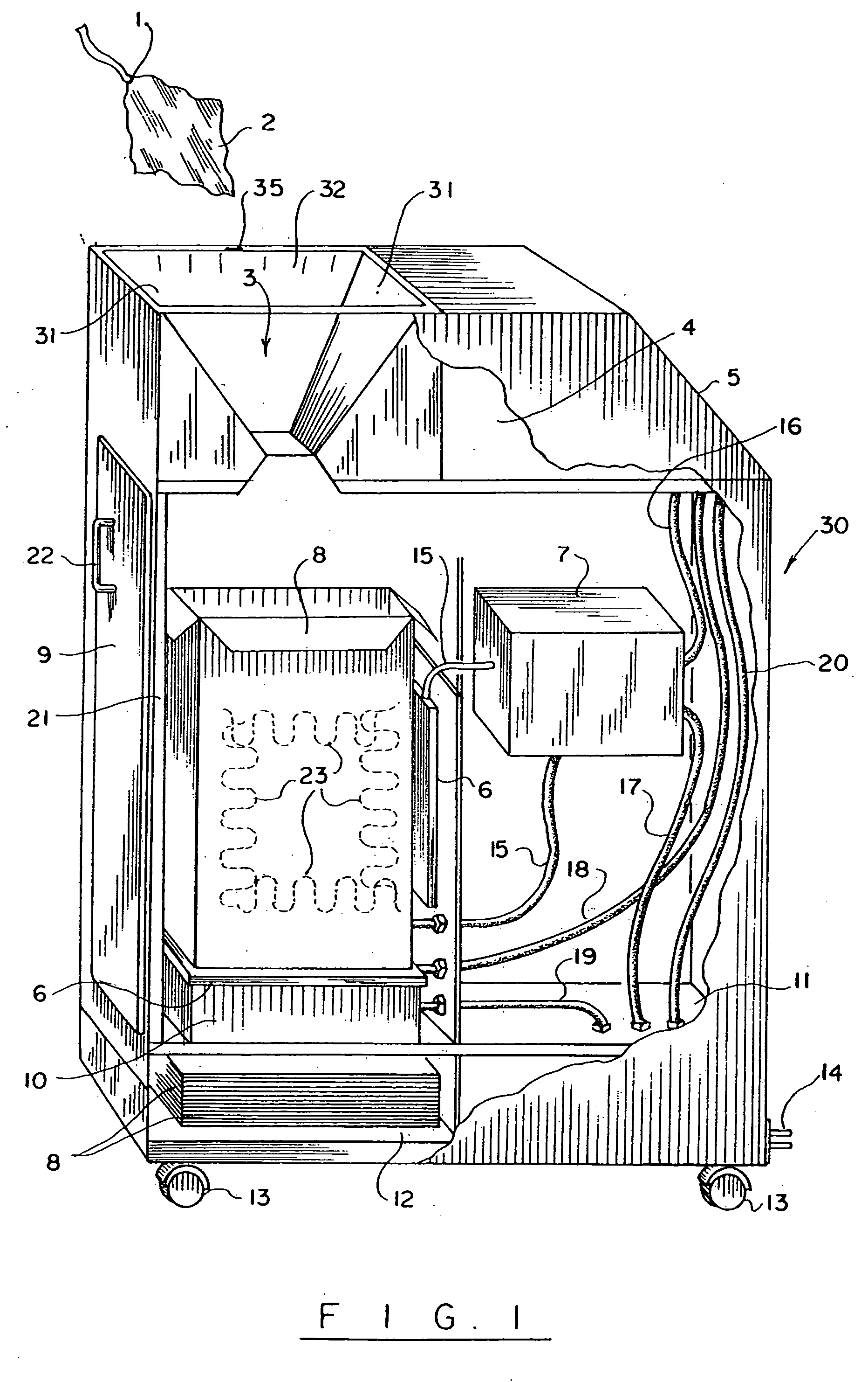 Automatic surgical sponge counter and blood loss determination system