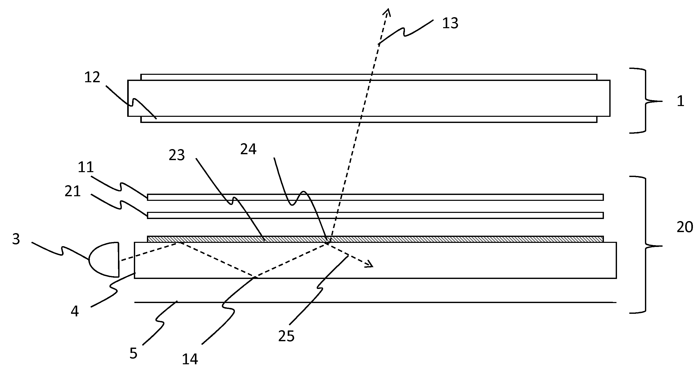 Polarized diffractive backlight