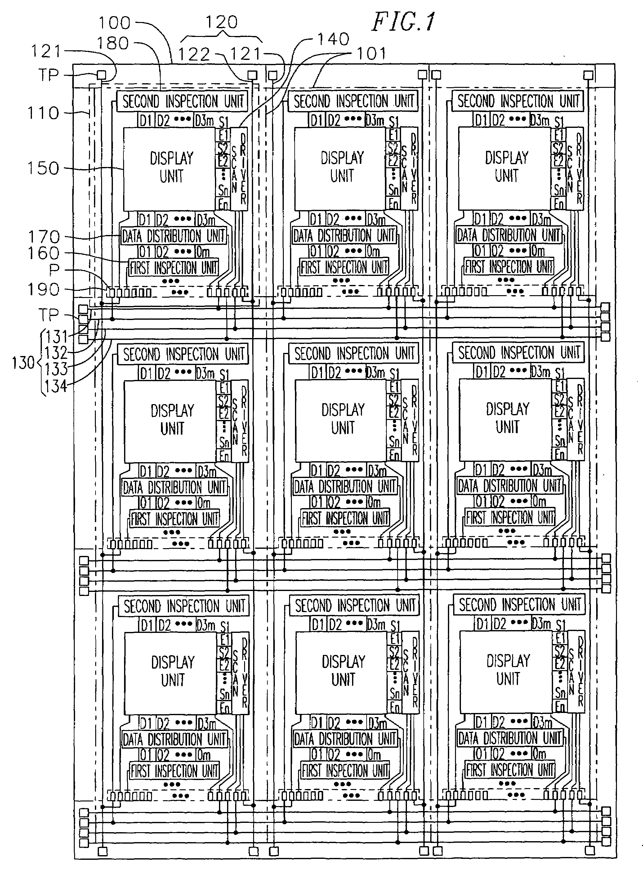 Mother substrate of organic light emitting display devices and method of aging the same