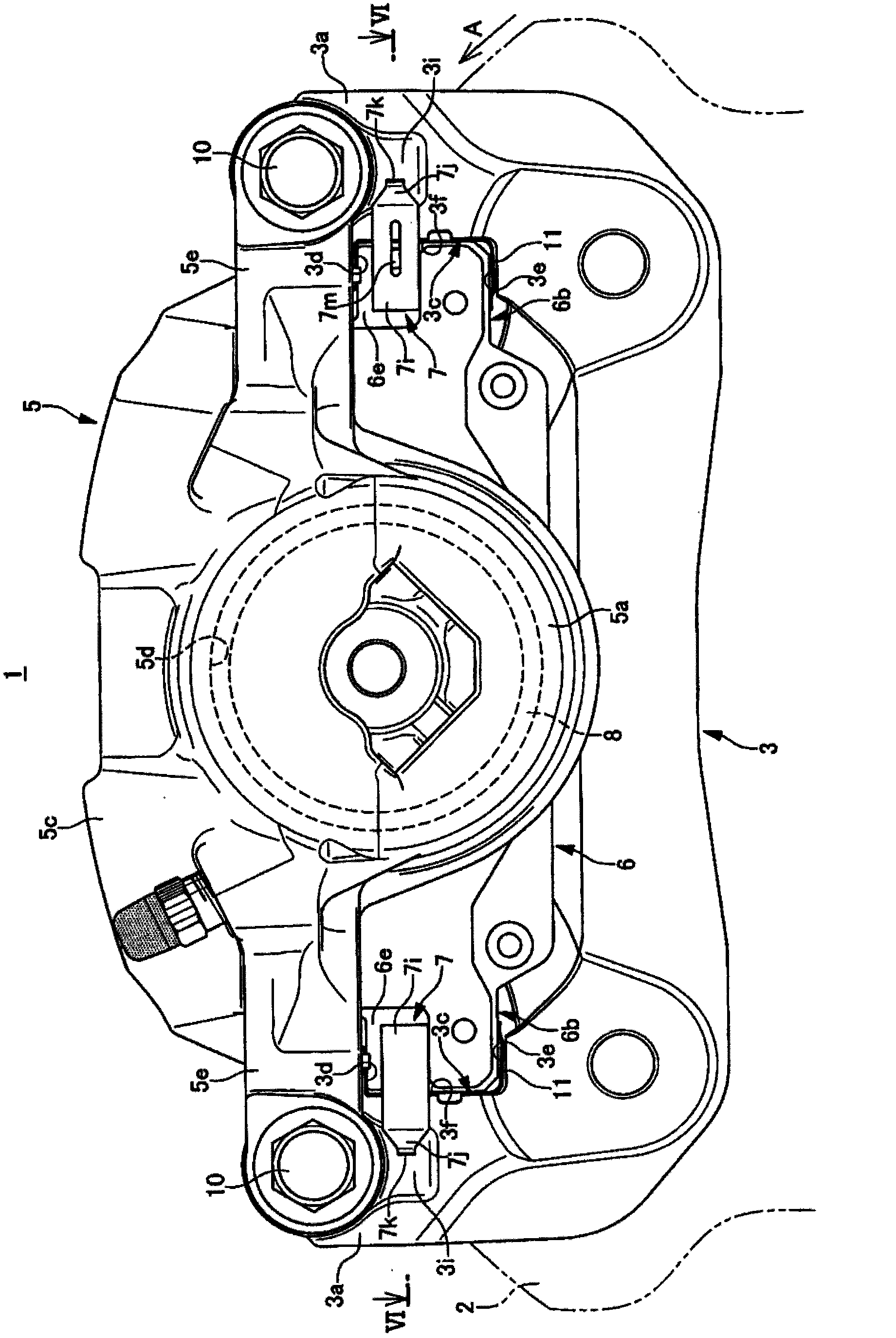 Vehivle disc brake