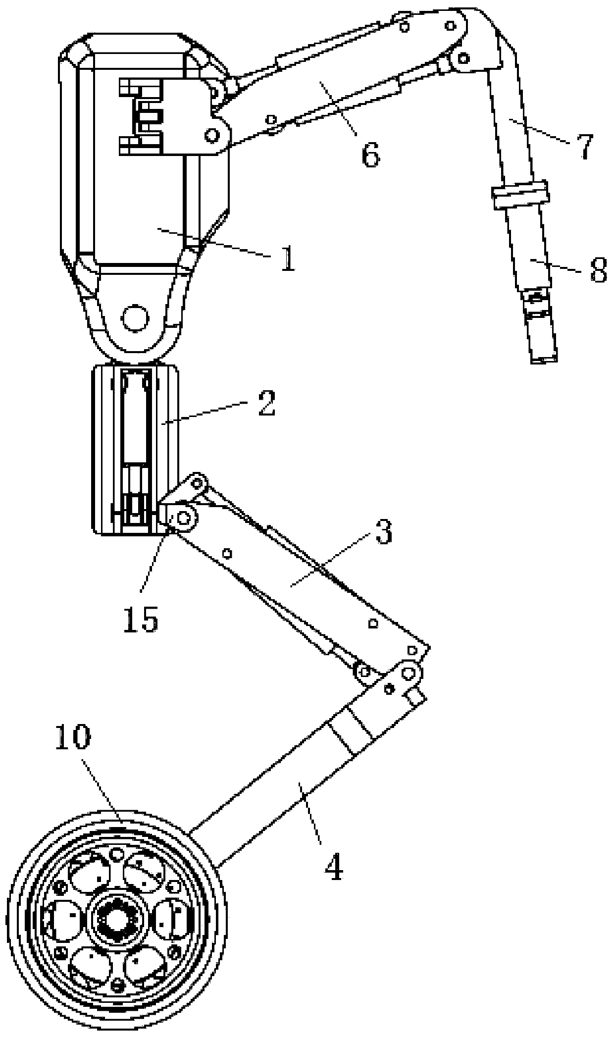 Double-leg and double-wheel composite motion robot