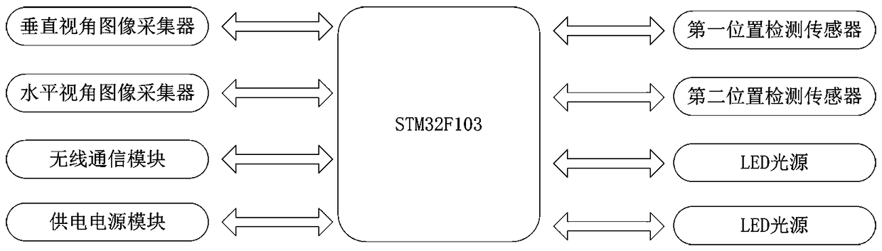 Granary pest double-viewing angle video collection device and method