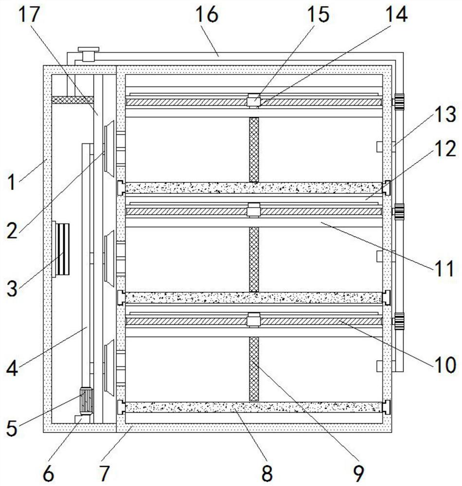 Intellectual property document storage device convenient to take