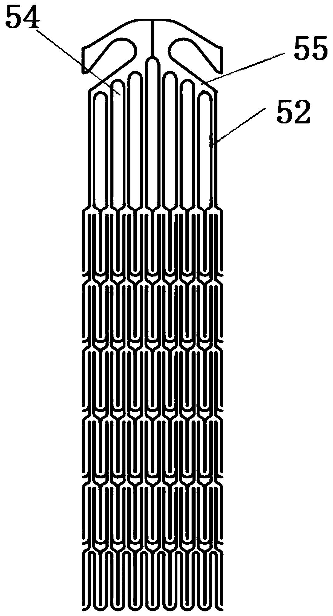 A mechanism for taking out an intravascular stent and a recoverable intravascular stent utilizing the mechanism