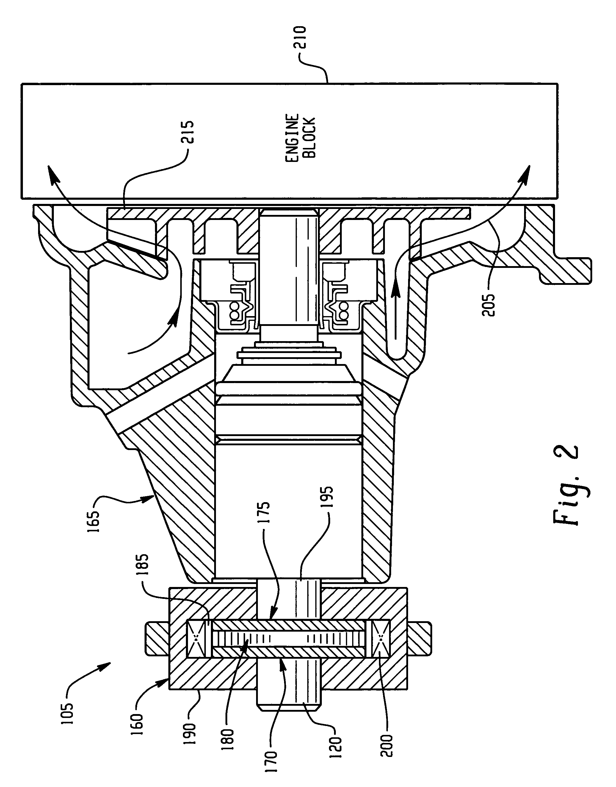 Engine coolant pump drive system and apparatus for a vehicle