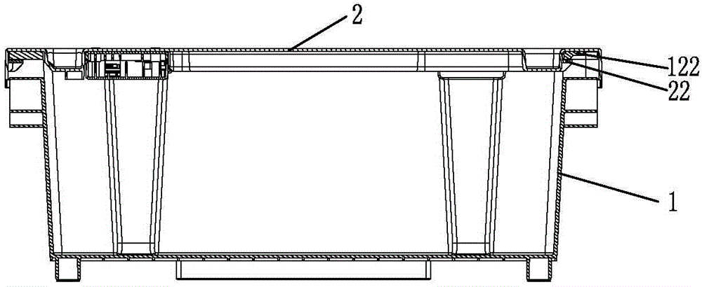 Push-type box and its manufacturing process