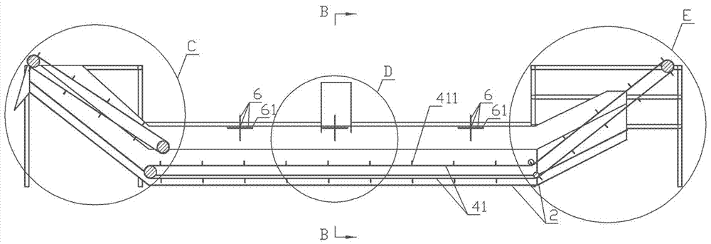 Efficient oil tea fruit shell floatation equipment