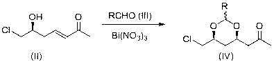 Preparation method of 2-((4R, 6S)-6-chloromethyl-2-alkyl-1,3-dioxane -4-yl)acetic acid