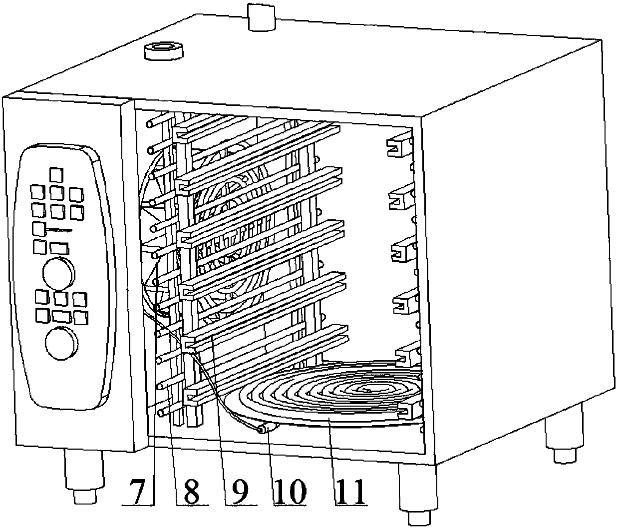 Steaming oven having multiple operating modes