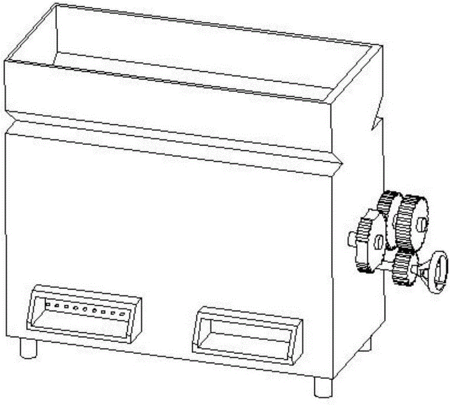 Two-bin eccentric garbage-compressing bin device