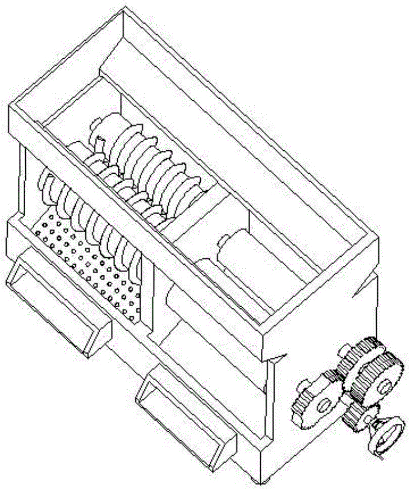 Two-bin eccentric garbage-compressing bin device