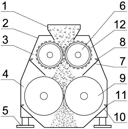 A Coarse and Fine Crushing Integrated Medium Coal Wet Crusher