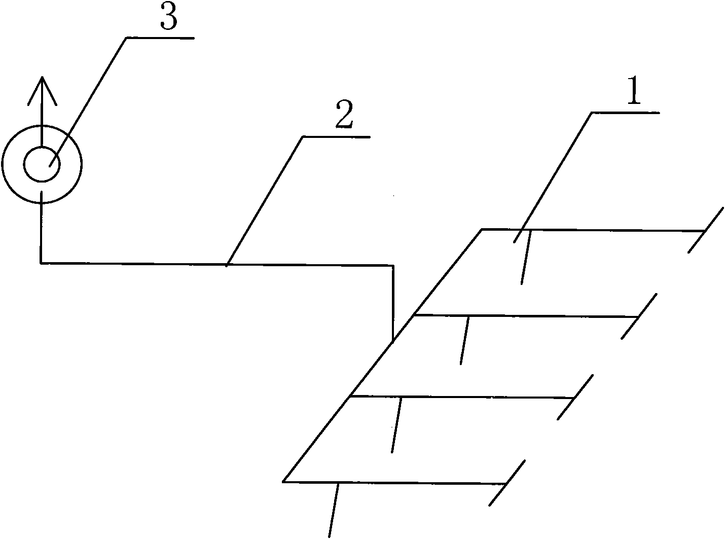 Air extracting device for electroplating equipment