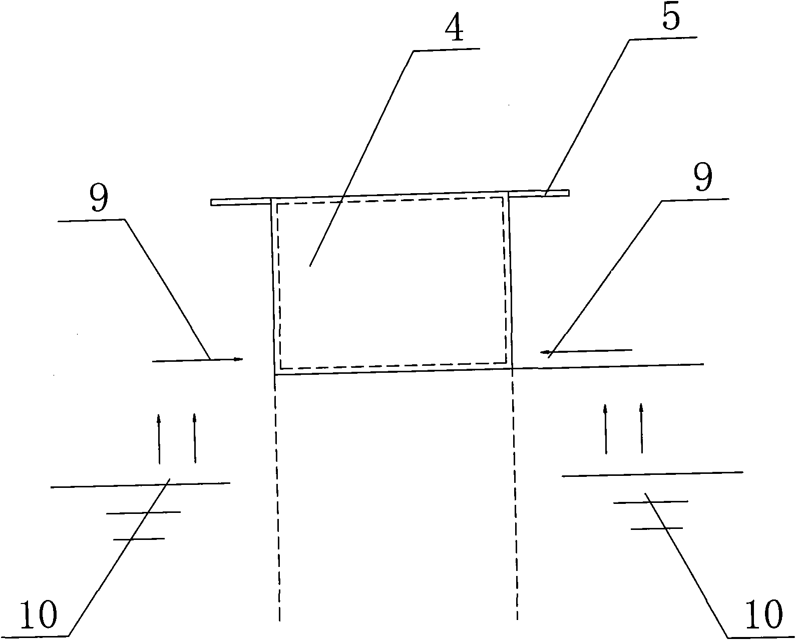 Air extracting device for electroplating equipment