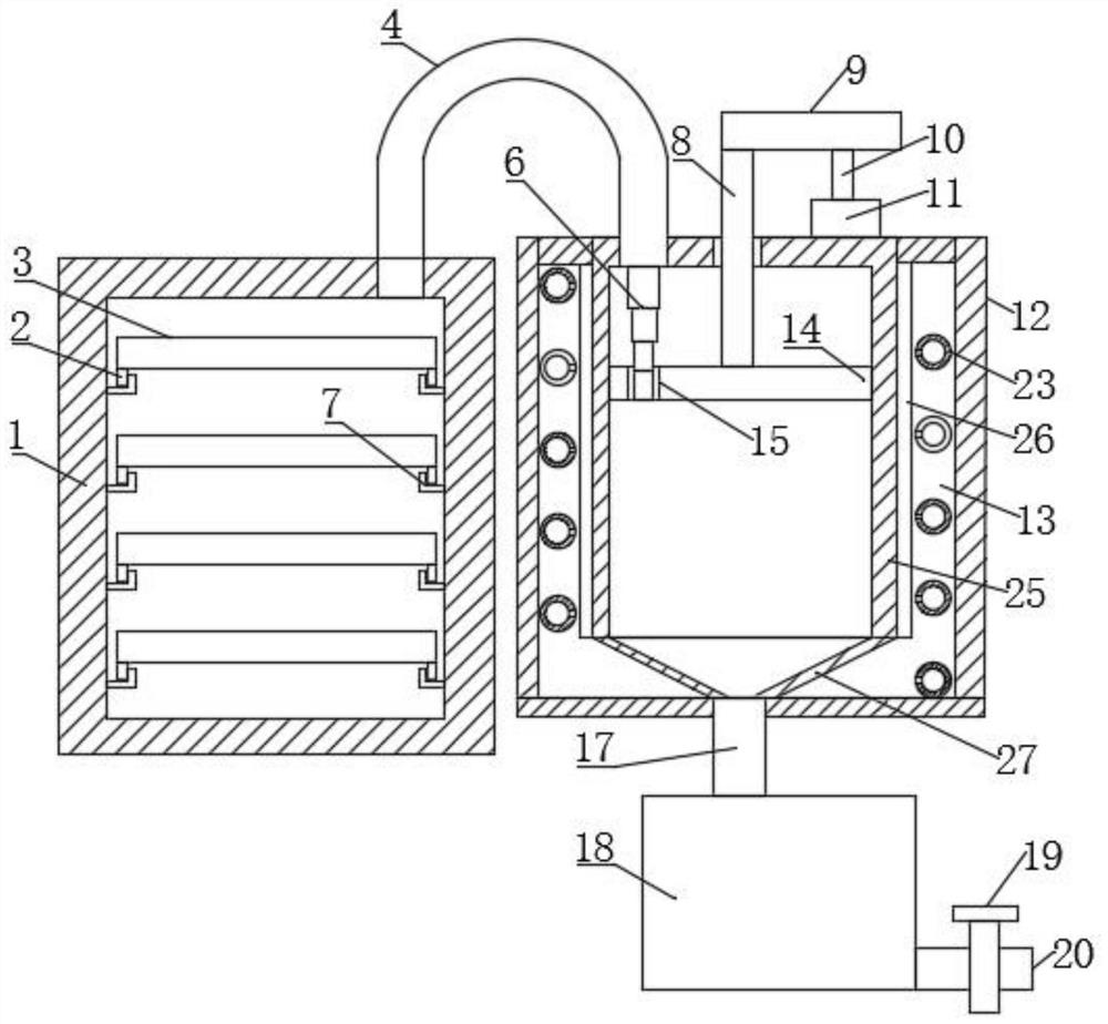 A kind of camellia plant stock solution extraction device