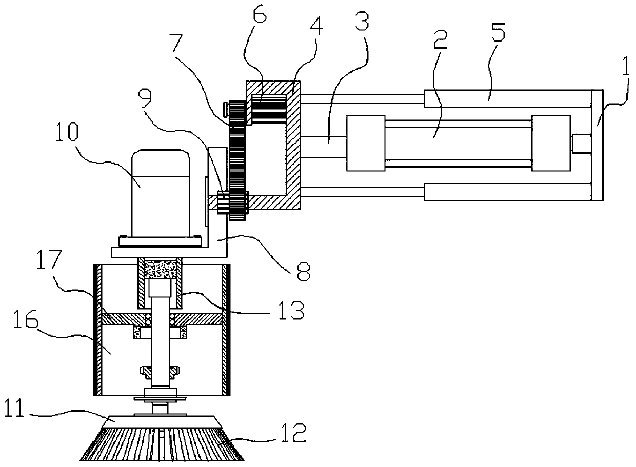 A telescopic multi-directional cleaning device