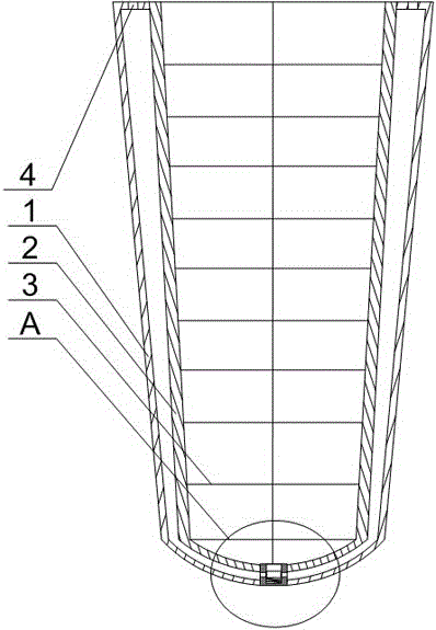 Dry dust removal filter bag for coke oven