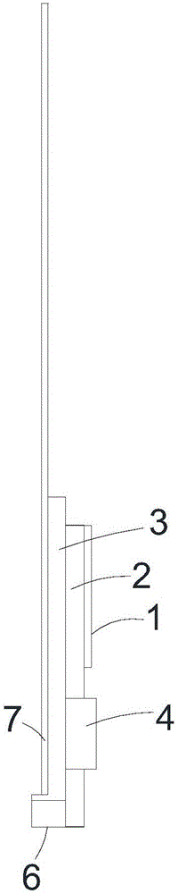 Water cooling system for LED display module and LED display module