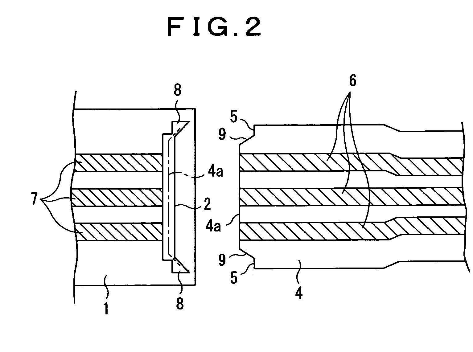 Connecting structure of flexible printed circuit board to printed circuit board