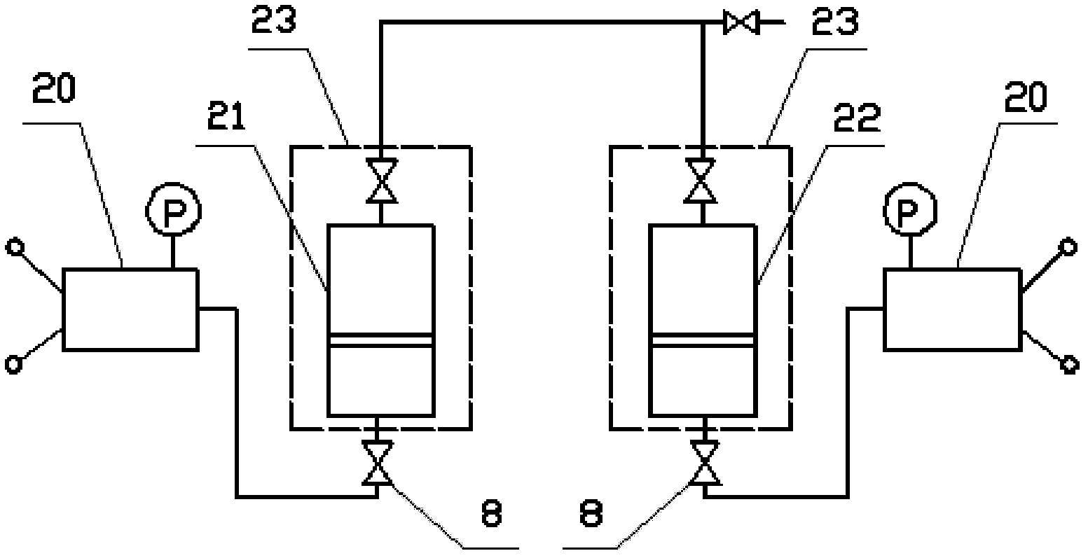 Reservoir capillary pressure curve determinator under high temperature and pressure