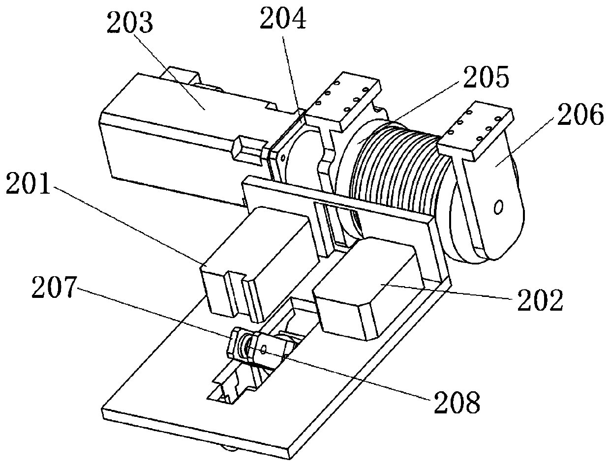 A kind of plane walking following support assisting device