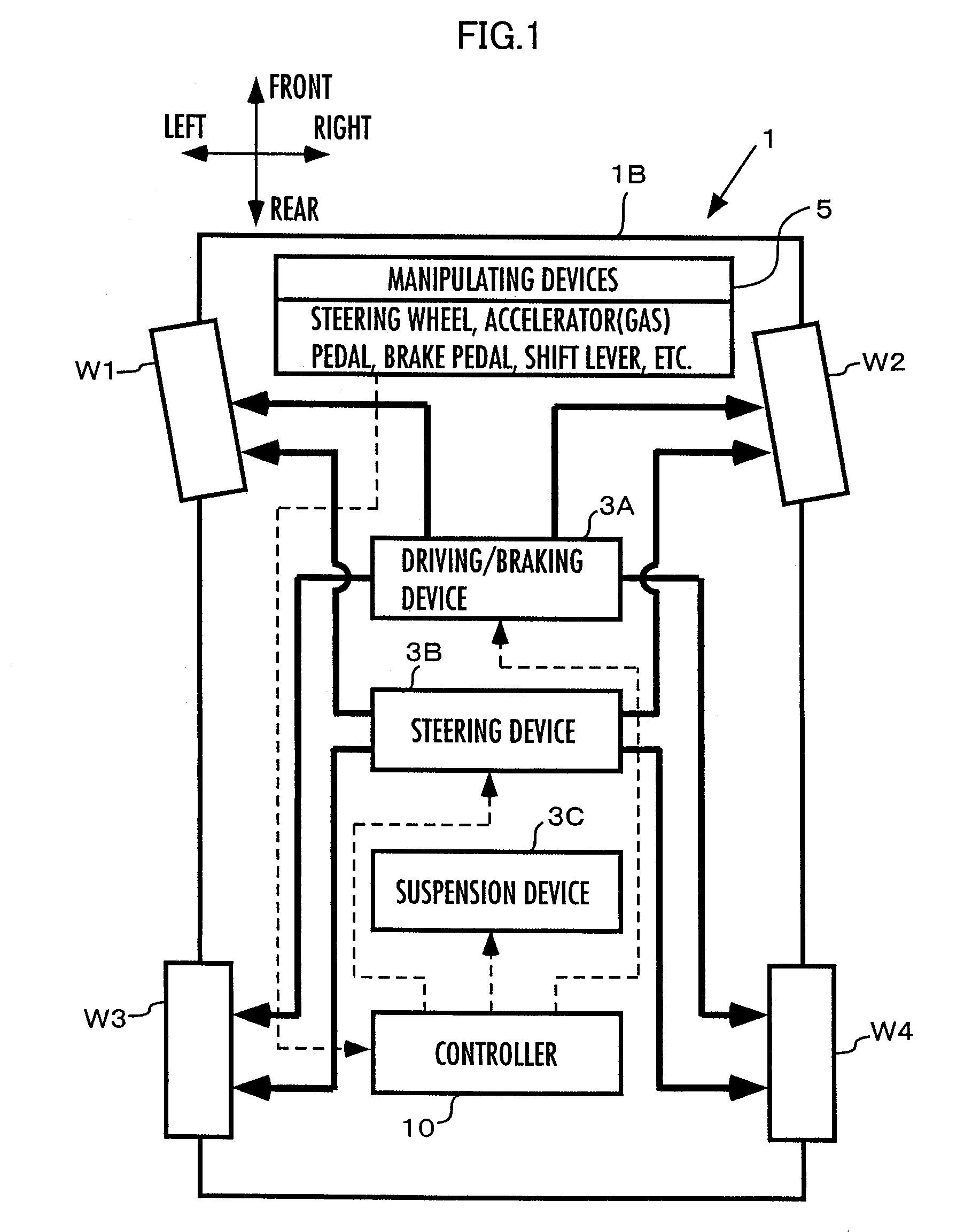 Control device for vehicle