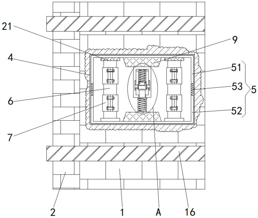 Fabricated building anti-seismic structure with good stability