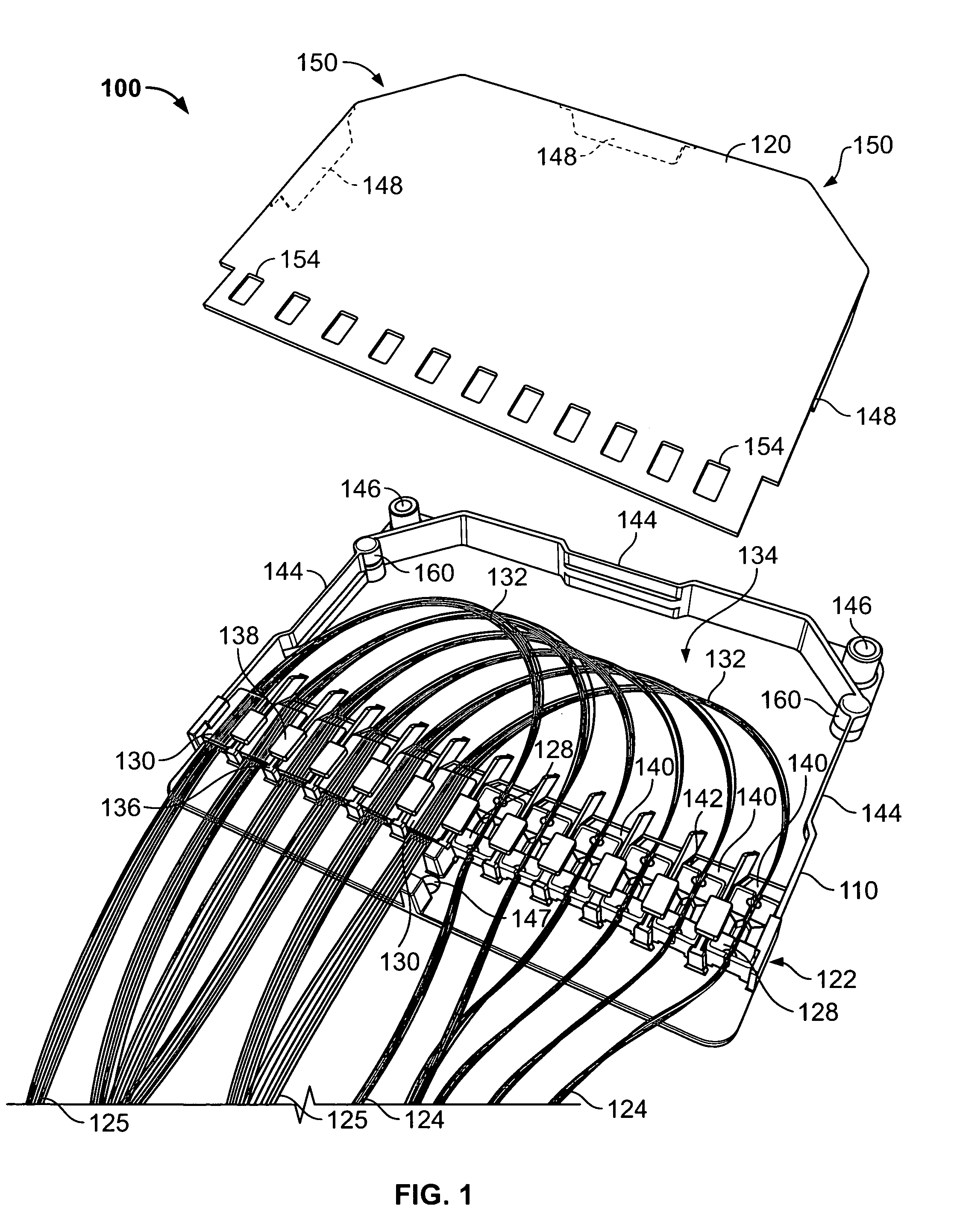 Optical fiber fanout devices and methods for forming the same