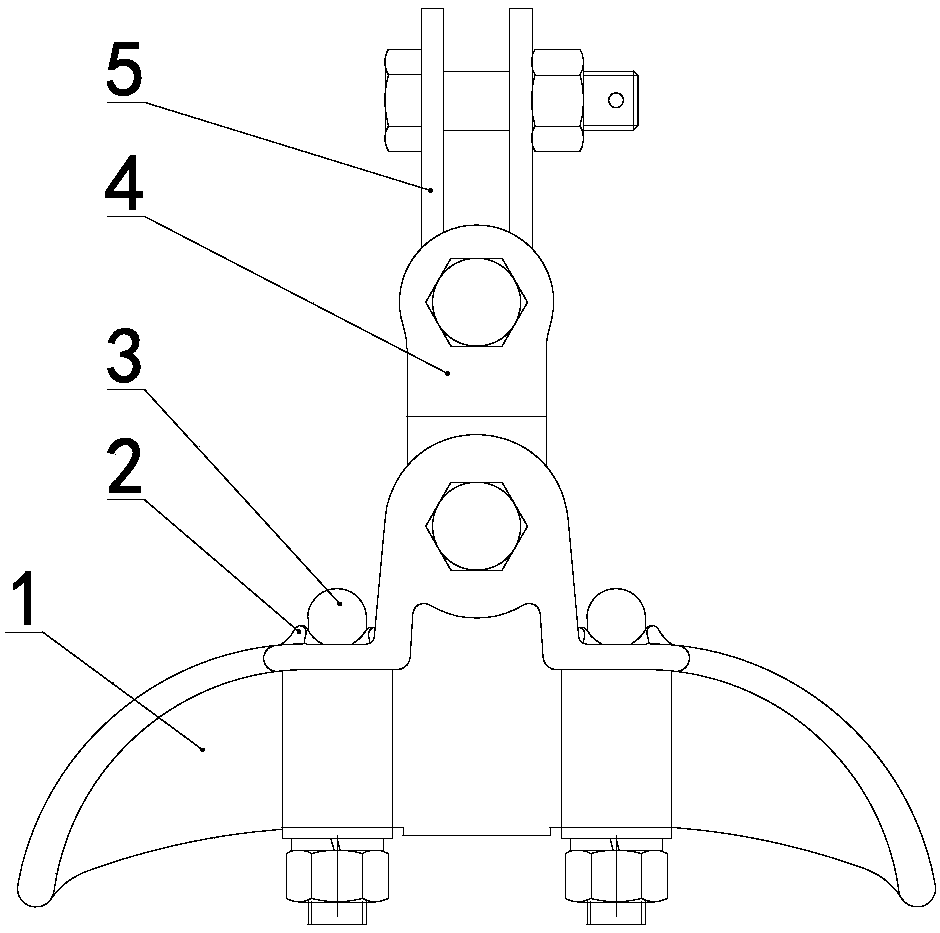 Novel energy-saving suspension clamp