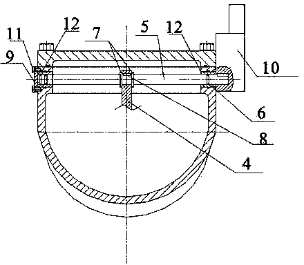 Rotary intercept rubber-flap check valve