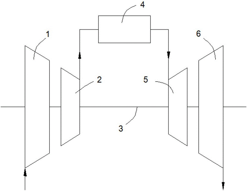 Low-emission combustion chamber for spraying oil through holes in primary combustion stage blades