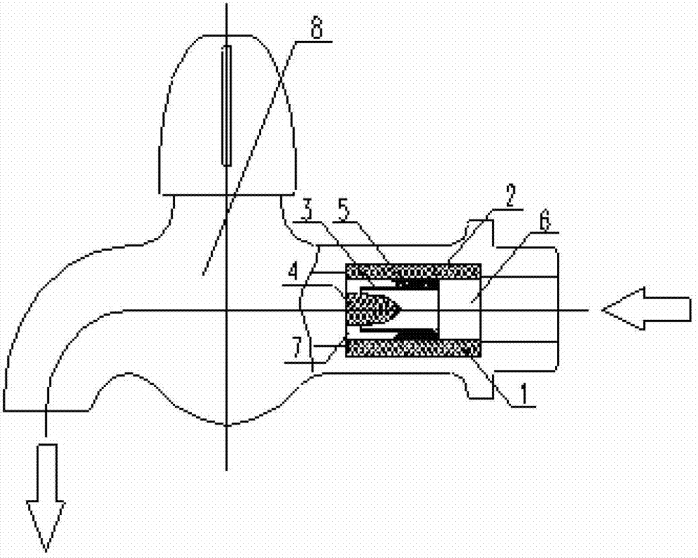 Self-adaptive throttling faucet