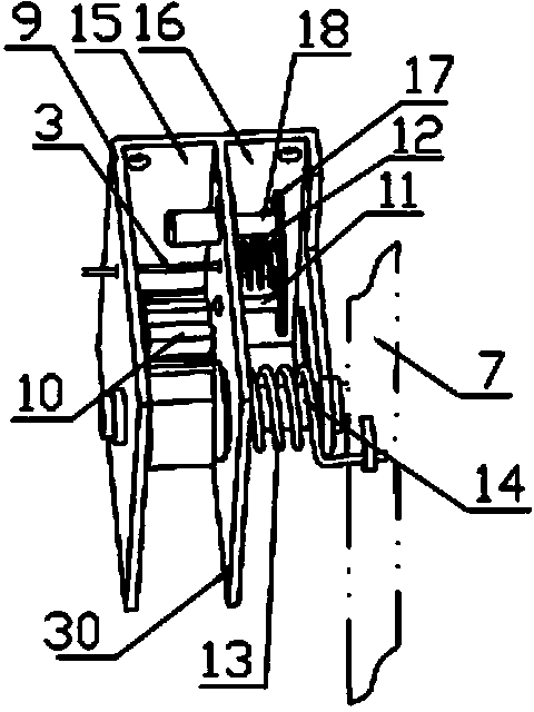 Mechanical vehicle cruise control device