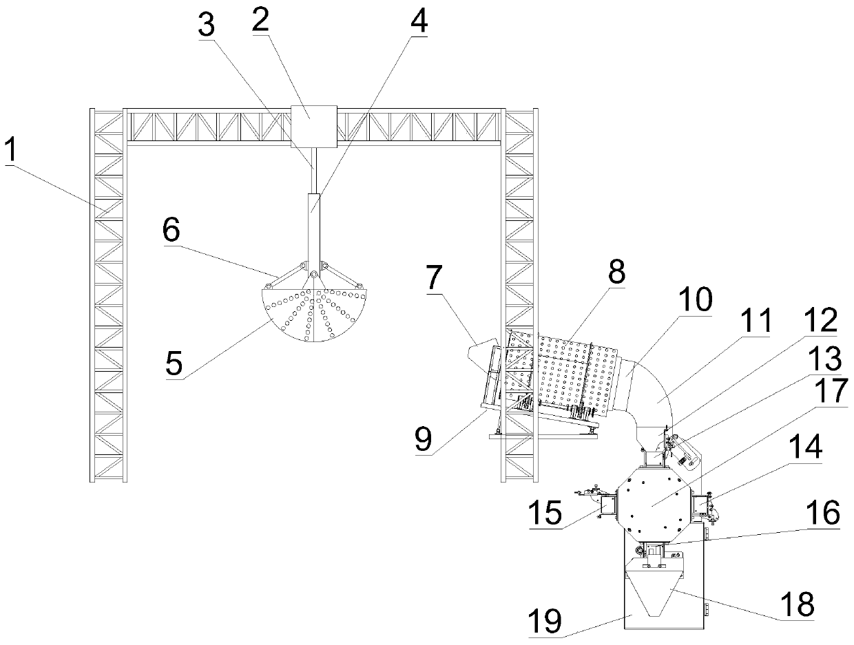 Environment-friendly and efficient dredging and fertilizer preparation equipment for lake and river course treatment