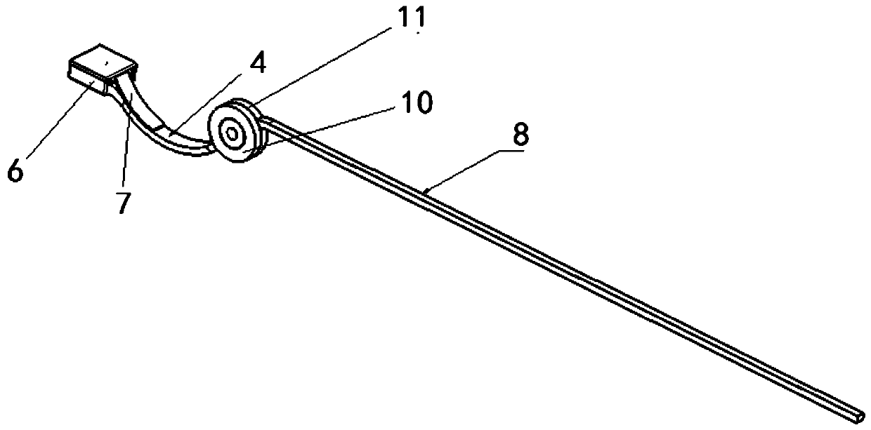 Strain gauge pasting tool and pasting method