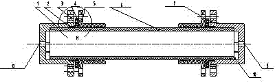 Test method and clamp for steel mesh frame plastic composite tube