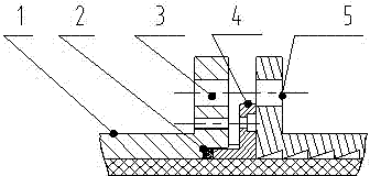 Test method and clamp for steel mesh frame plastic composite tube