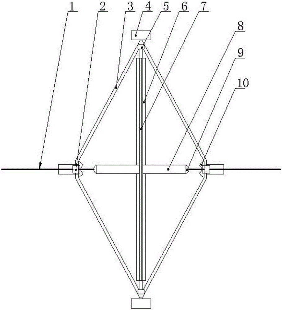 Dropping scraping device