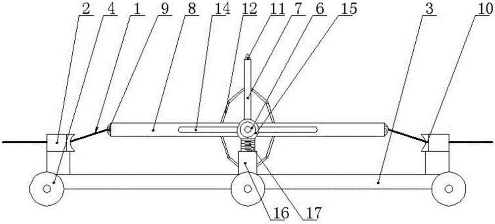 Dropping scraping device