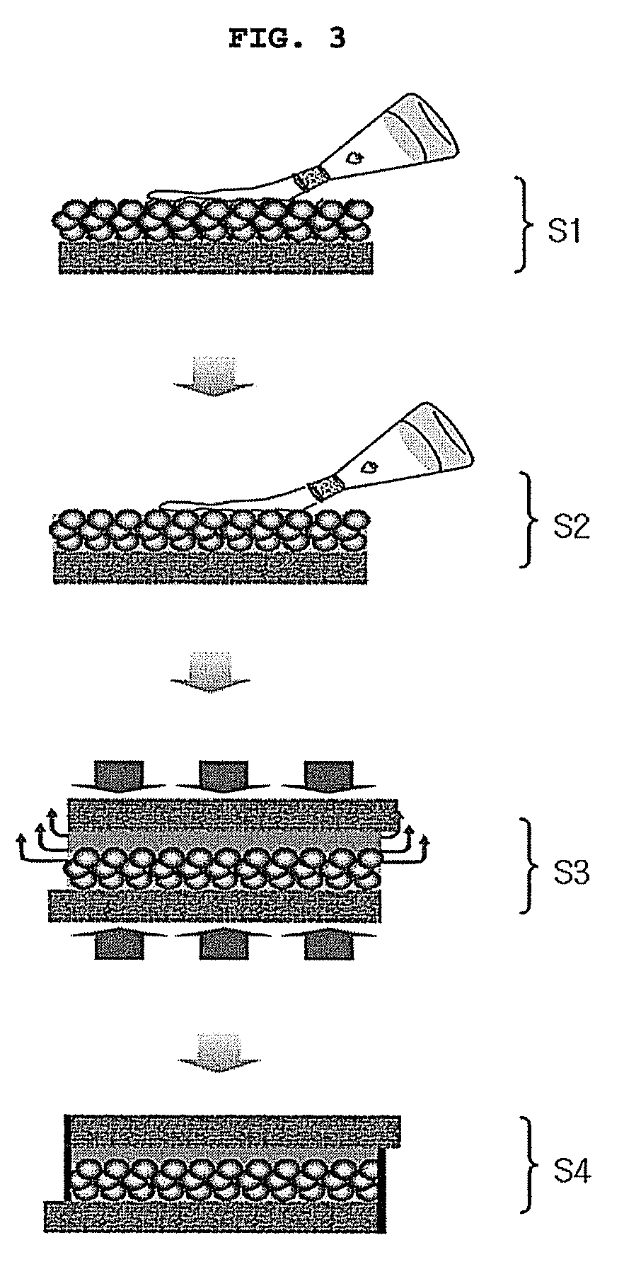 Method for modifying surface of counter electrode and surface-modified counter electrode