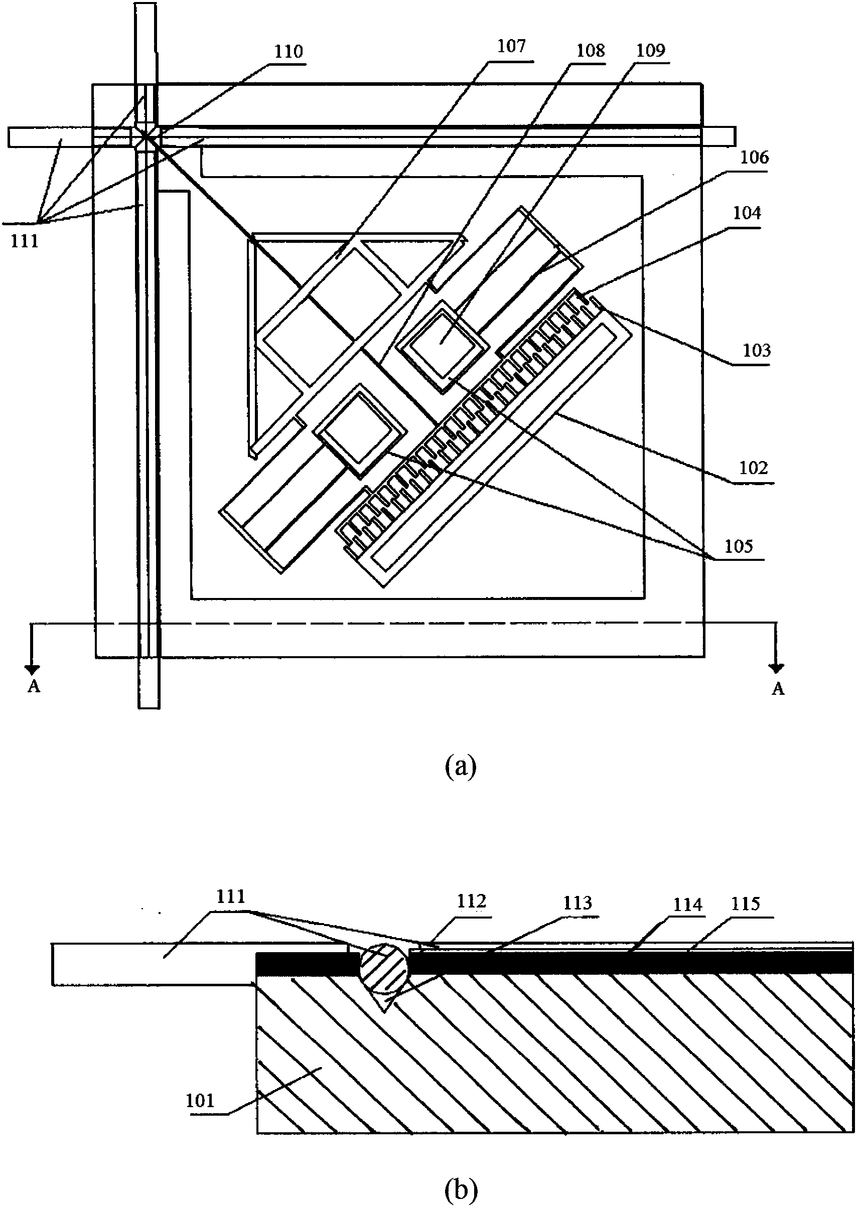 Straight beam buckling electrostatic type micro mechanical optical switch