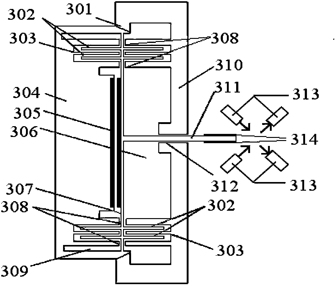 Straight beam buckling electrostatic type micro mechanical optical switch