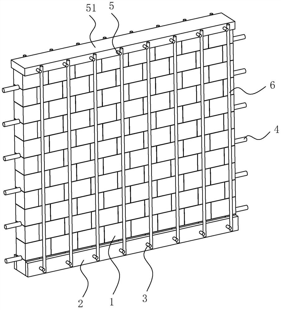 A kind of masonry engineering construction technology