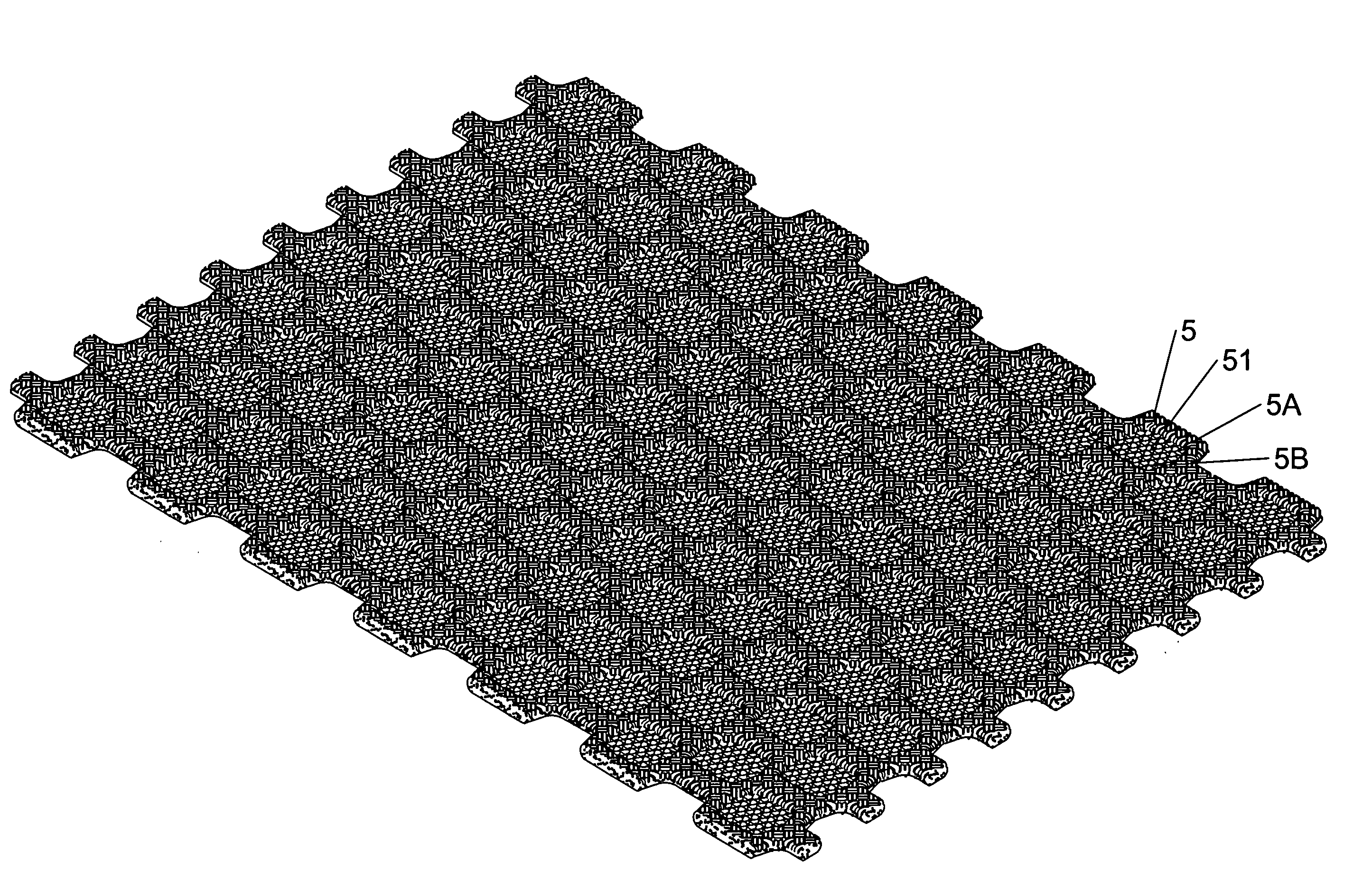 Geogrid provided with filtration mesh layer for geodetic engineering