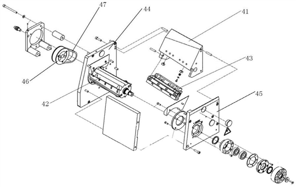 A shredder suitable for ultra-high speed cigarette making machine