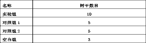 Tree whitening agent and preparation method thereof